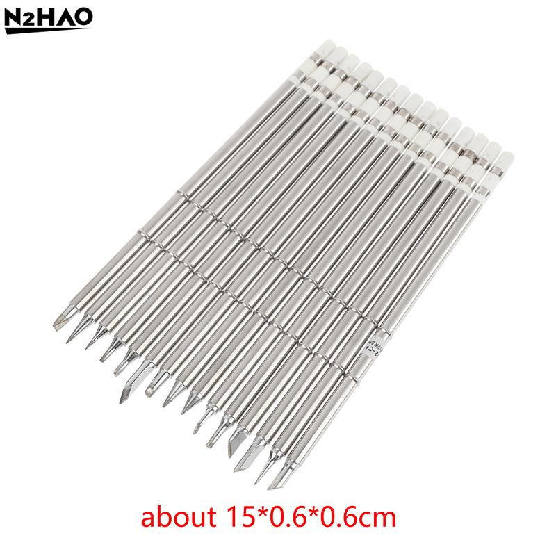 1PCS Metal T12 Tips Soldering Iron Tip T12-K I ILS J02 J02 JL02 KU For Hakko Fx951 DIY T12 Soldering Station Kits Welding Tools
