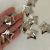 2/4/10/20/40/50/100pcs Silver Color Star Hair Clips for Girls Filigree Star Metal Snap Clip Hairpins Barrettes