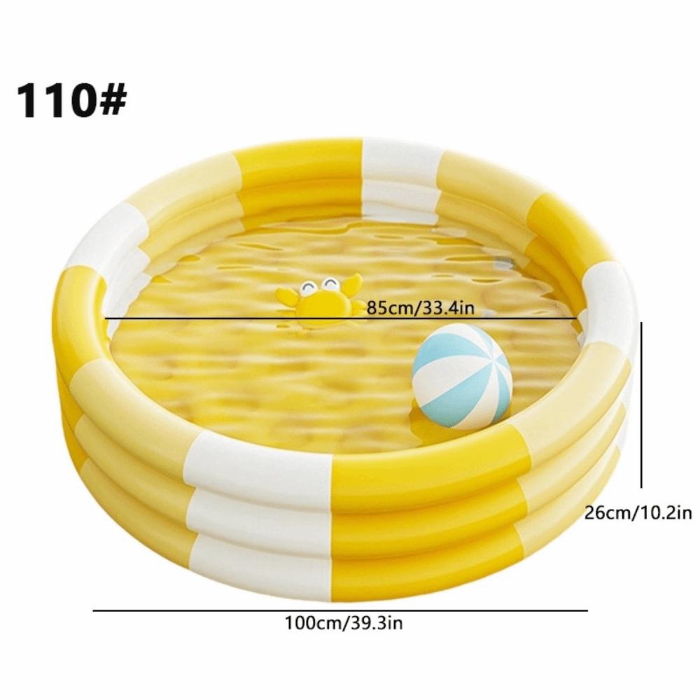 Relaxing Inflatable Pool Round Water Pool Thickened Baby Toddlers Swimming Pool  Indoor Outdoor