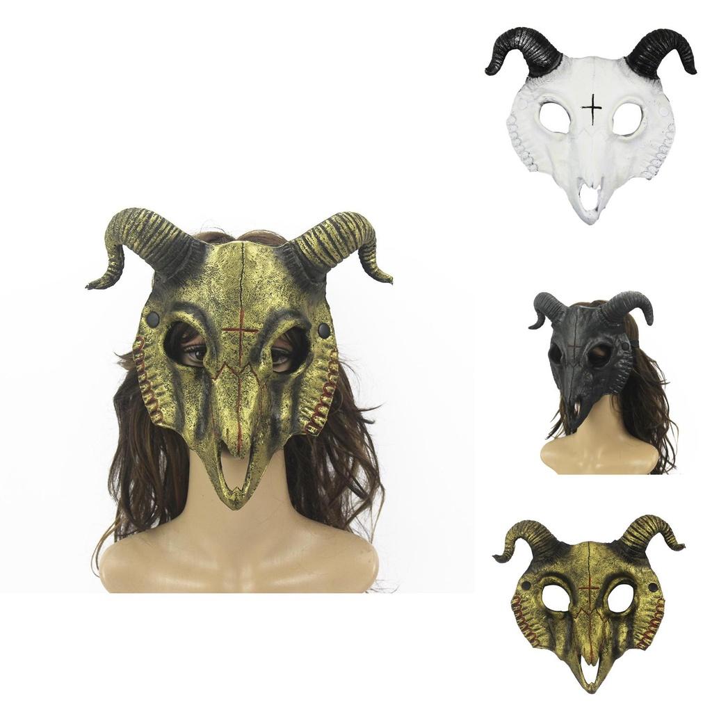Einzigartige Ziegenmaske für Cosplay und Halloween Pu-Material