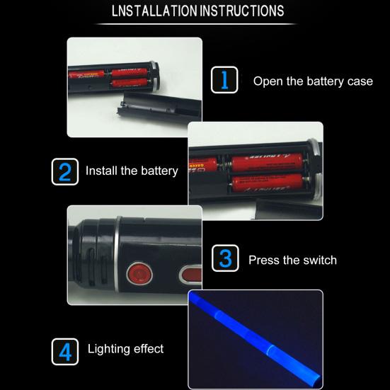 Glowing Stick Stretchable Cool Lights Sound Effect Boys Girls Glowing Lightsaber Super Hero Role Play Prop for Gift