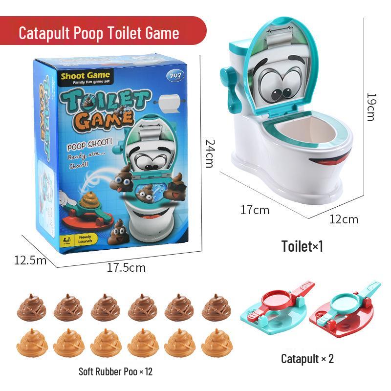 Игра-розыгрыш в туалете: Выбрасывание Какашек Настольная игра для Родителей и Детей