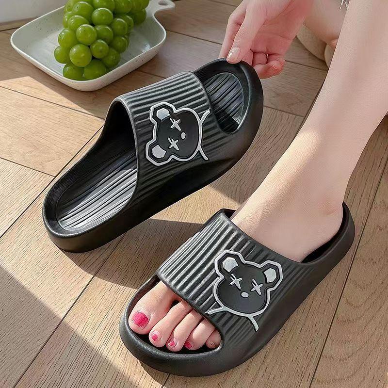 Hausschuhe Damen Sommer Paar Home Rutschfestes Badezimmer Dicke Unterseite Indoor Home Männliche Modelle Sandalen