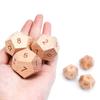 12-Sided Wooden Decision Dice for Date Night Christmas Stocking Stuffer Gift for Couples Food Choice Game for Valentine's Anniversary