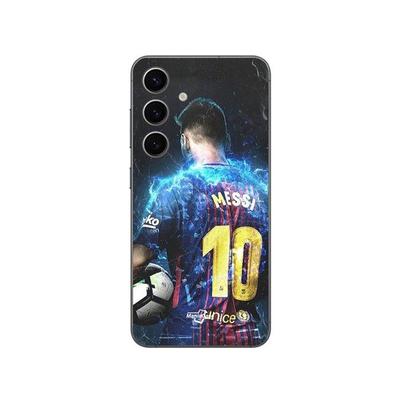 Phone Case - MANIACASE - Samsung Galaxy S25 - Lionel Messi - Silicone TPU - Black