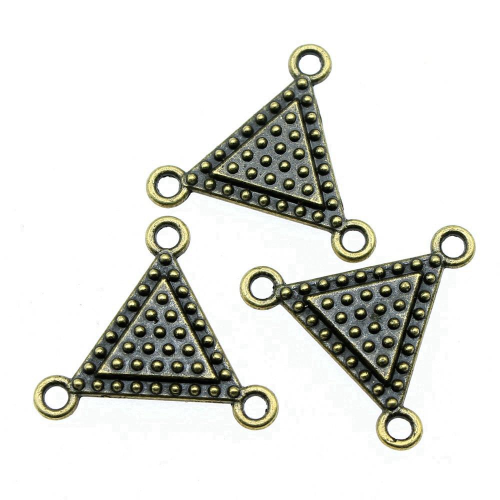 Geometric Flower Multi Loop Connectors Metal Links For Earrings Accessories Parts