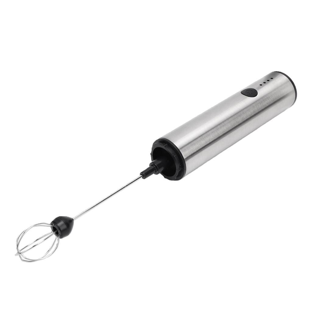 Kitchen Milk Frother Handheld USB Rechargeable Electric Whisk Foam Maker Drink Mixer for Coffee Hot Chocolate Matcha