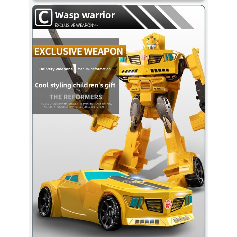 Deformation Model Toy Car King Kong Robot Bumblebee Dinosaur Cable Figure Alloy Genuine Children's Boy