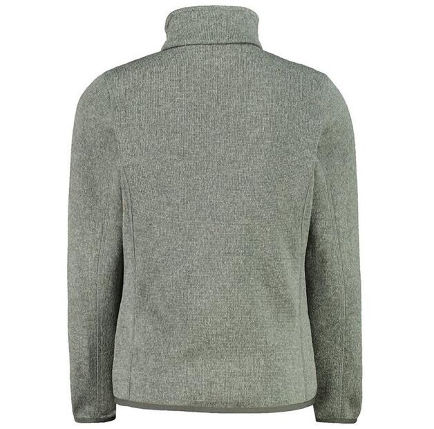 CMP Boys Melange Knit-Tech Fleece Jacket Without Hood