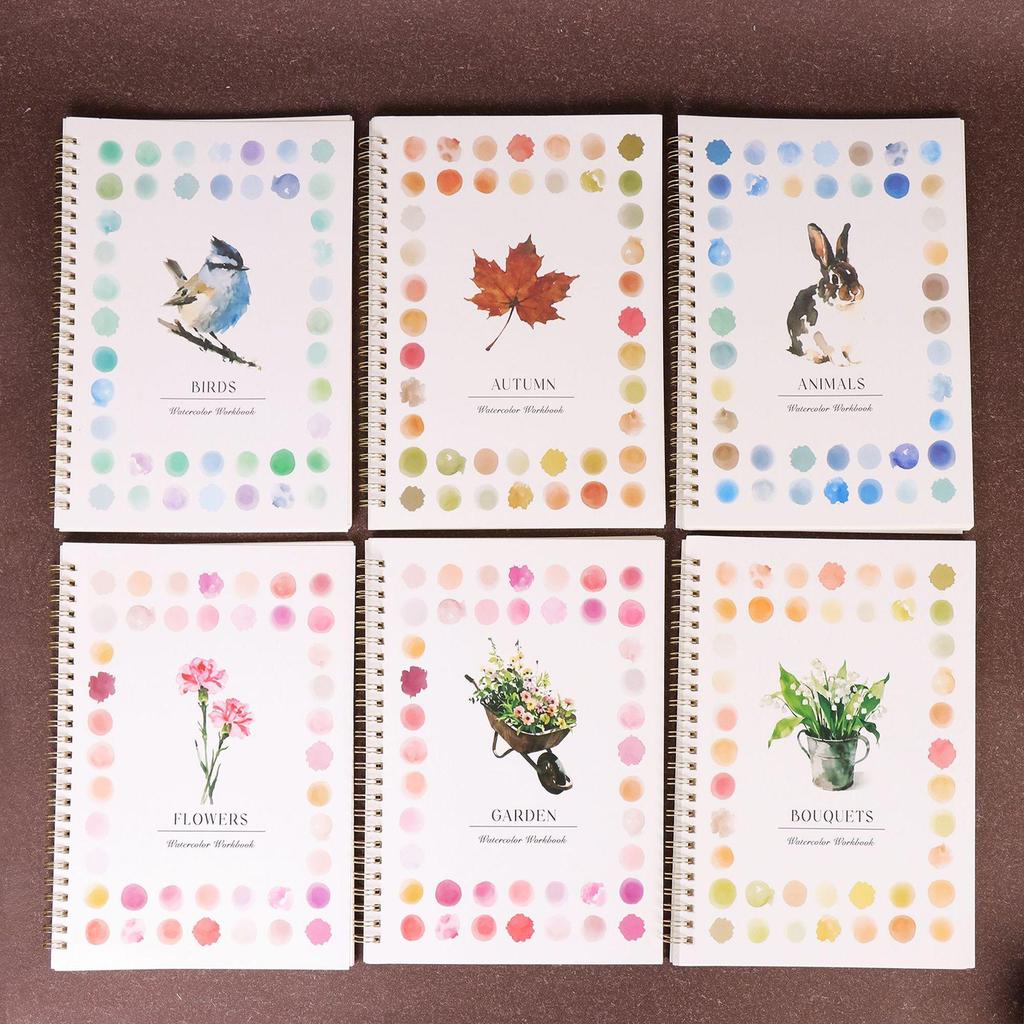 Aquarell-Arbeitsbuch: Spezial-Mal- und Zeichenbuch mit Aquarellkasten