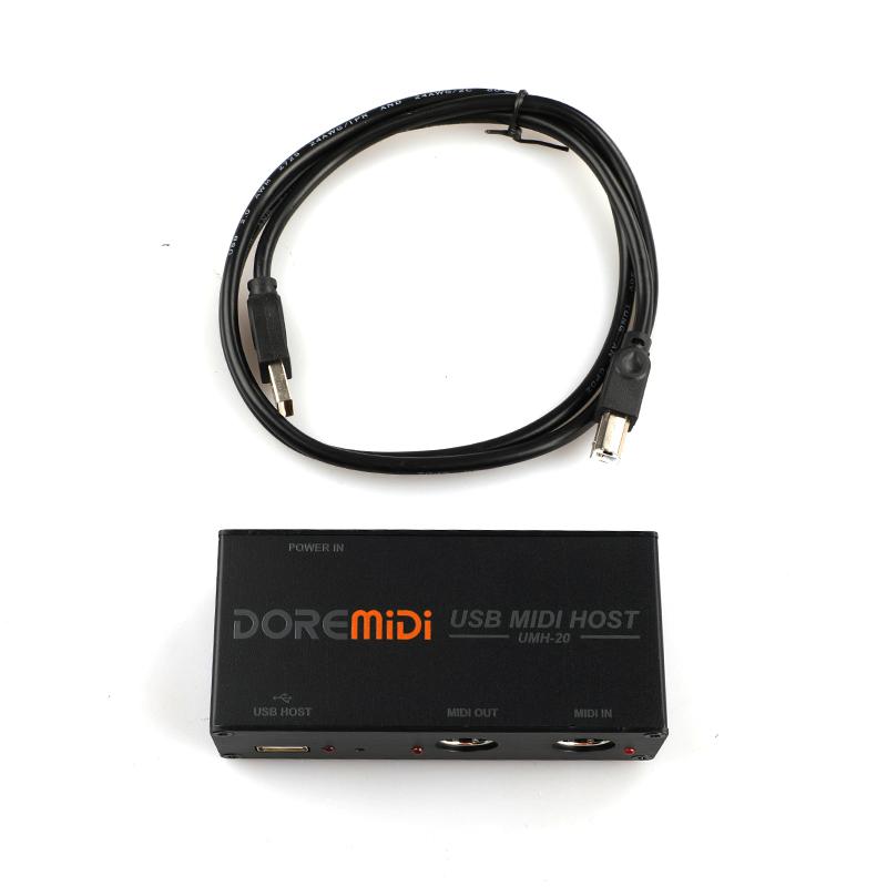 DOREMiDi Kiir-USB MIDI Host Box MIDI Host USB-MIDI Converter UMH-21