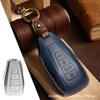 Genuine Leather Car Key Cover for Geely Models - Handmade Protection.