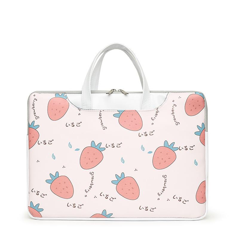 New laptop bag girls high-value cartoon cute liner bag inch college students large-capacity storage
