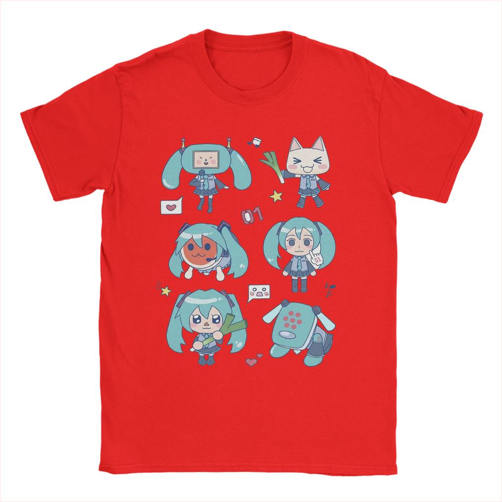 Hatsunes Mikus Special 6 T Shirt for Men 100 Cotton Fun TShirts Crewneck  Tees Short Sleeve Tops New Arrival