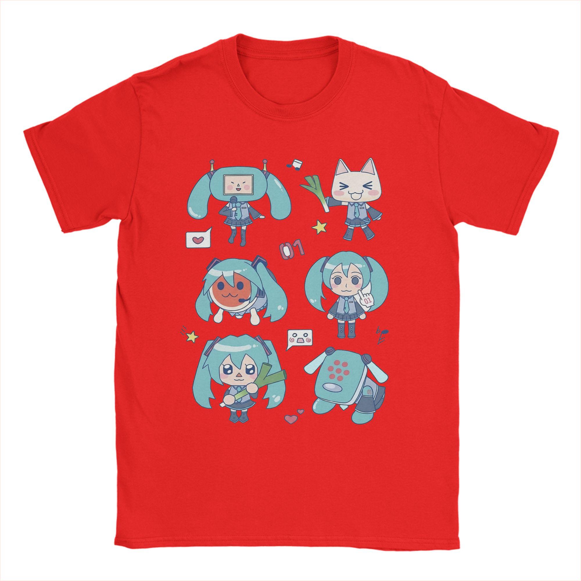 

Hatsunes Mikus Special 6 T Shirt for Men 100 Cotton Fun TShirts Crewneck Tees Short Sleeve Tops New Arrival M
