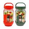 Barattolo per Insalata con Apertura Laterale Contenitore per Insalata Scatola Ermetica per Meal Prep con Scomparto per Condimento Ciotola Riutilizzabile Sicura per Alimenti per Viaggio Ufficio Pranzo