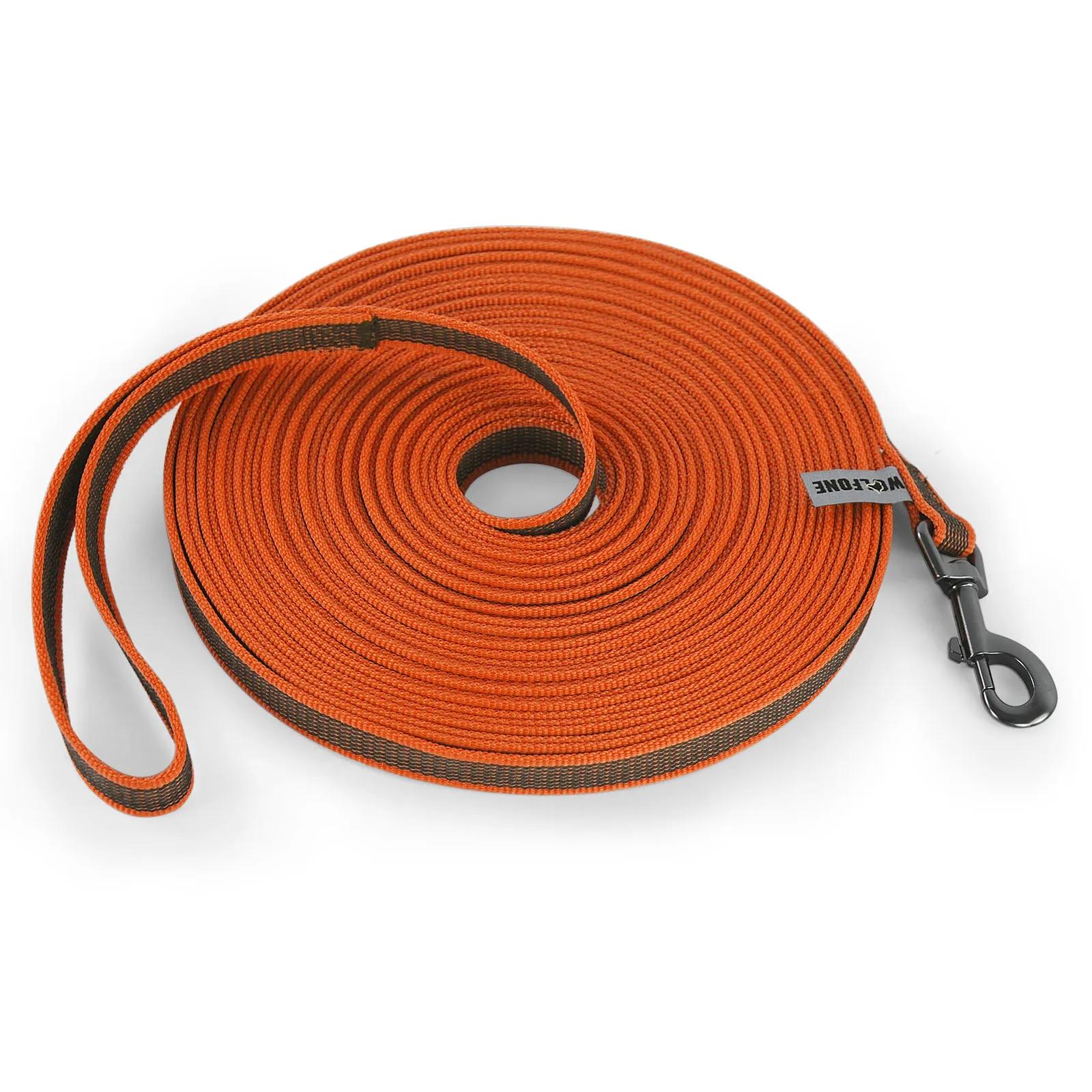 

10 Meter Long Dog Leash 5M 3M 2M 1.5M Retractable Latex Silk Training Lead for Medium Small Dogs Easy Walk Convenient 1.5M оранжевый