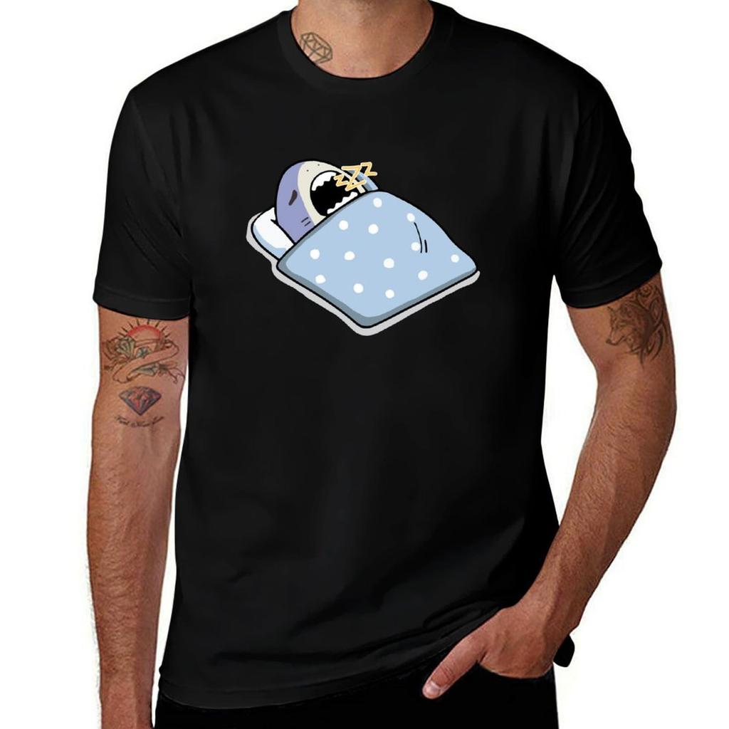 Sweepy Shark zZz T-Shirt Basic Tee Shirt for Everyday Outfit