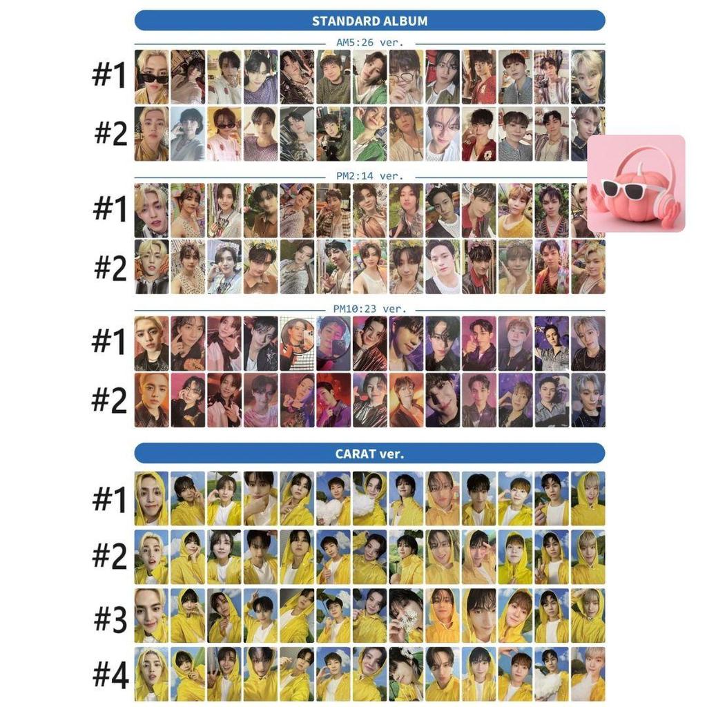 SEVENTEEN SEVENTEENTH HEAVEN STANDARD CARAT ver. CARTE PHOTO OFFICIELLE
