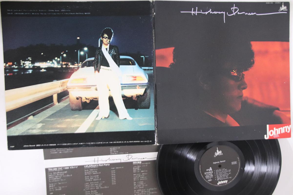 

LP Record JOHNNY - Highway Dancer K28A395PROMO KING 1983 Japan Japanese Pop/Rock Used