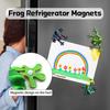 3D Printed Magnetic Frog Fridge Magnet, Realistic Frog Fridge Magnet, Fun Ornament Home Office Whiteboard Decoration