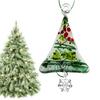 Christmas Tree Shaped Decor Tree-Shaped Christmas Decor Decorative Pendant Christmas Tree Ornaments For Holiday Cheer Christmas