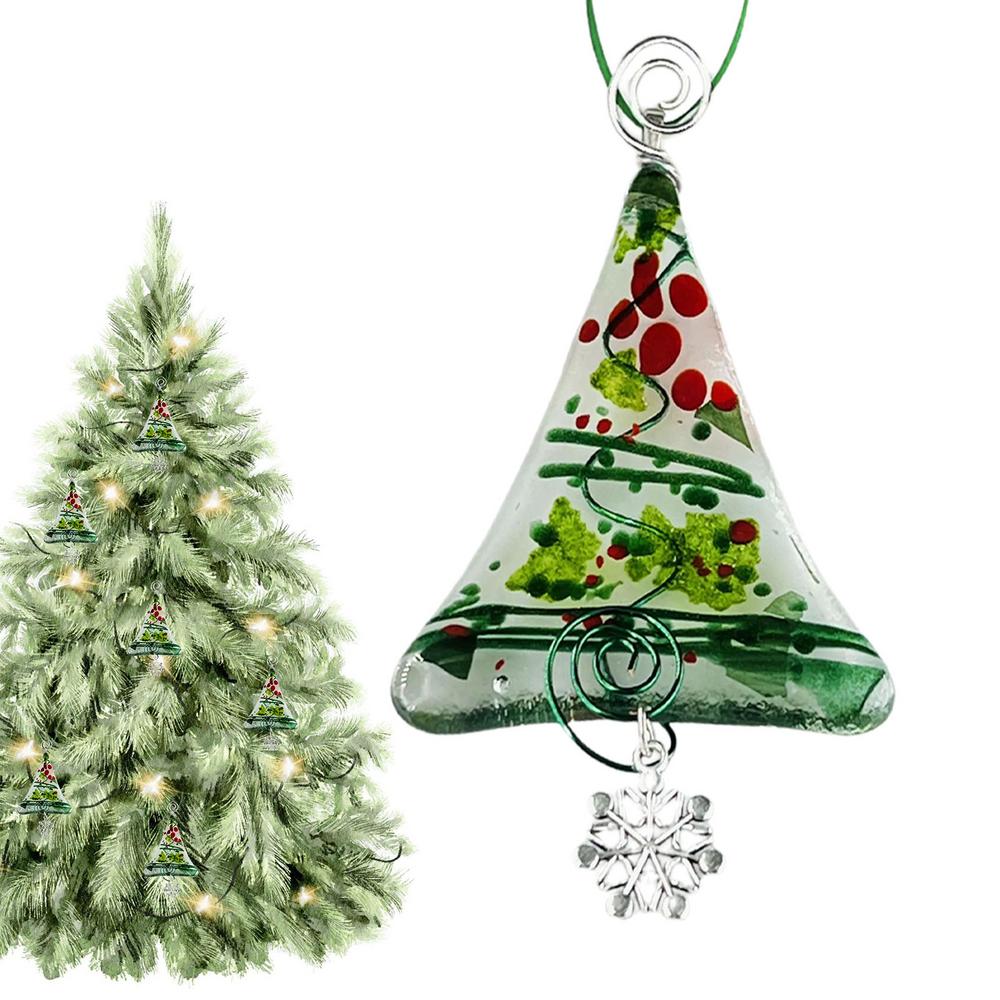 Christmas Tree Shaped Decor Tree-Shaped Christmas Decor Decorative Pendant Christmas Tree Ornaments For Holiday Cheer Christmas