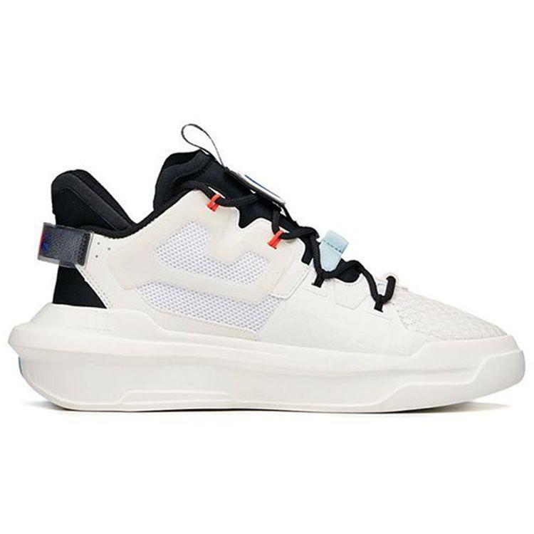 Anta Badass 3.0 Non-Slip Wear-Resistant Low-Top Basketball Shoes Men Basketball Shoes White Blue Red 112138081-2