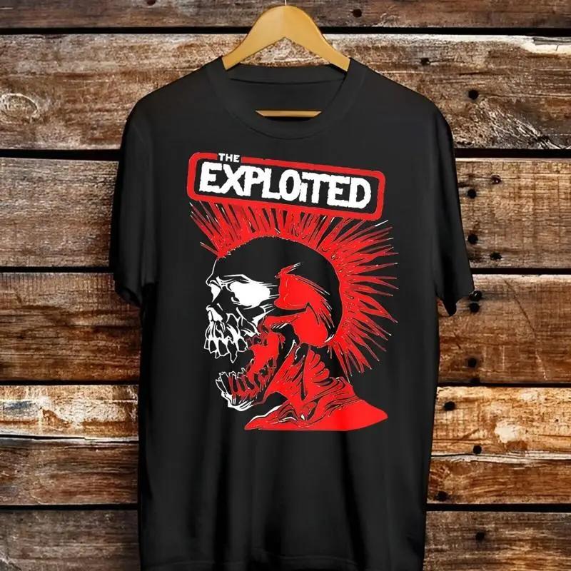 Hot The Exploited T Shirt Cotton Black All Size