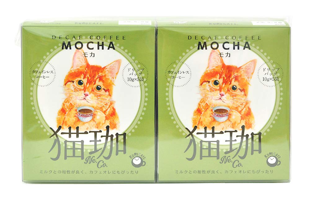 

Noin Decaf Neko Coffee Mocha 5P x 2 boxes Regular Decaf/Non-Caffeine (Drip)