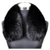 ZDFURS ZD1804 Quadratische WinterSchals - Damen 100% Echter Fuchsfellkragen Atmungsaktiv Kurze Länge Klassischer Stil