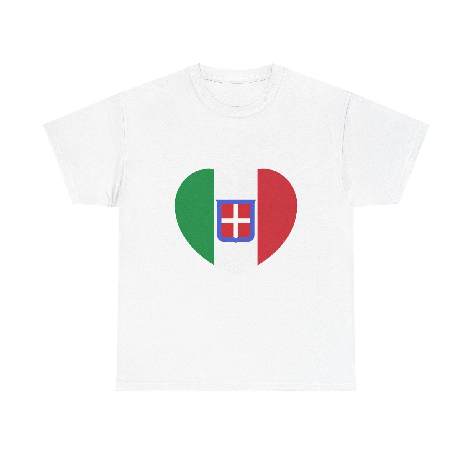 Heart Flag of Italy 1861-1946 - T shirt 3XL