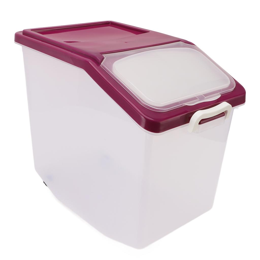 Rice Container Sealed Clear Rice Dispenser Flour Storage Bin with Cup For Holding Flour Kitchen Grain Dry Food Pet Food