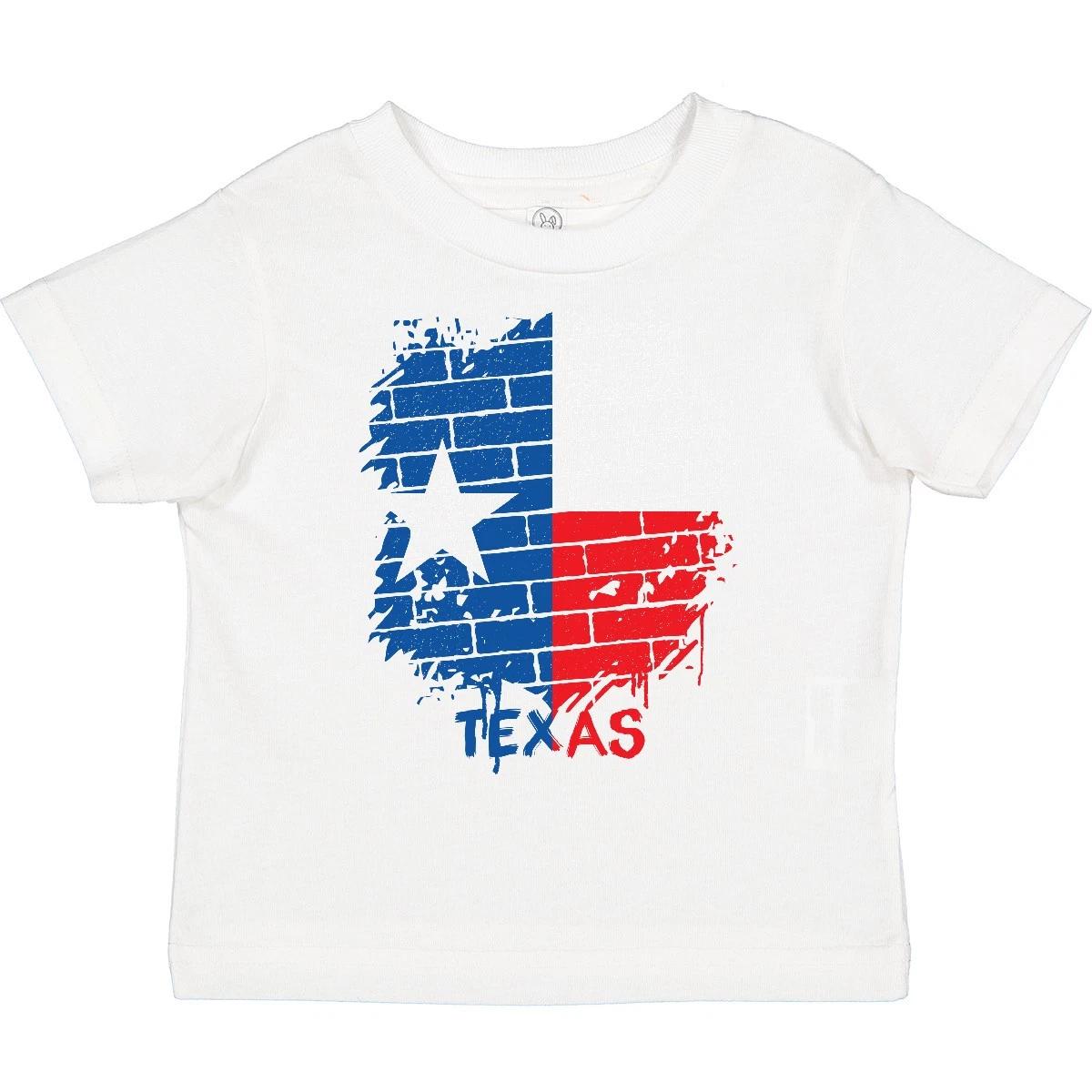Inktastic Graffiti Texas State Flag Toddler T-Shirt Pinkinkartkids Tx Gift Child 100