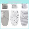 Pasgeboren Baby Lente Cocoon Slaapzak Baby Anti-schop Dekbed Kamerpakket Handdoek Cartoon Patroon Katoenvulling