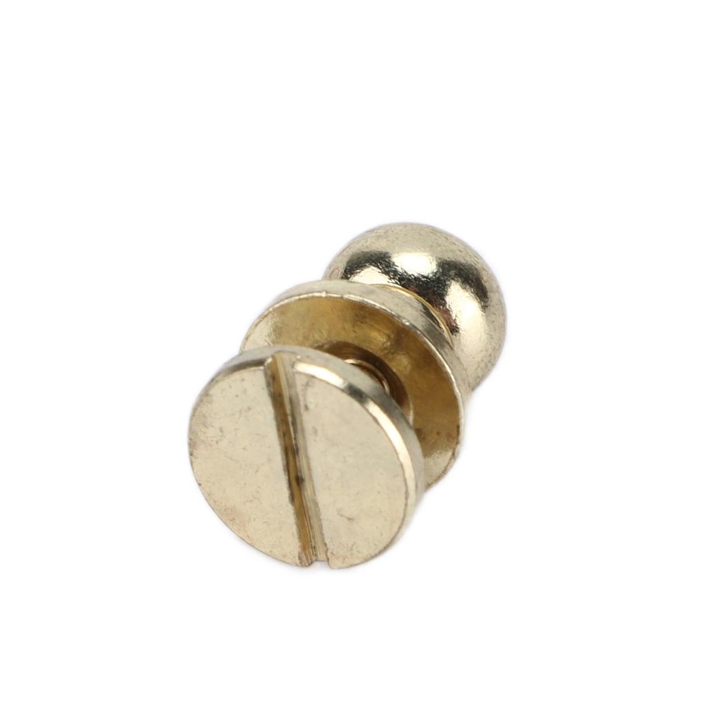 20set Brass Rivets Abrasion Resistance Imitation Gold Luggage Hardware Accessories for Craft Enthusiasts