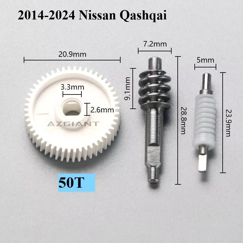 For Nissan Qashqai 2006-2009/2014-2024 Auto Parts Electric Rear View Reversing mirror folding Actuator Module&gear Assembly