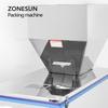 ZONESUN Semi-automatic Granule Packing Machine Powder Filler Tea Food Grain Filling Weighing Machine