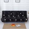 Armless Futon Sofa Bed Cover Stretch Folding Sofa Cover Living Room Without Armrests Removable Washable 3 Seater Sofa Slipcover
