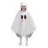 Glowing Halloween Kids Cosplay  Cloak White Black Ghost Face Cloak Shawl  Children's Party Costume