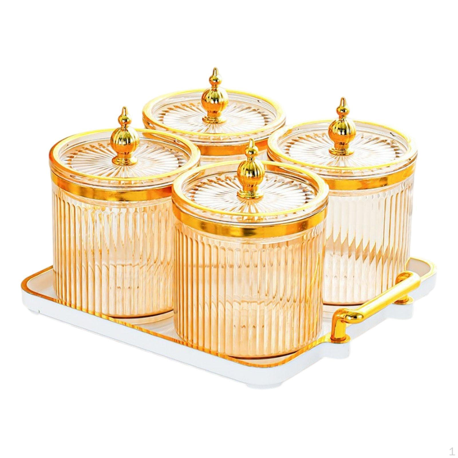 

Контейнер для закусок и сухофруктов с крышкой 4 grids