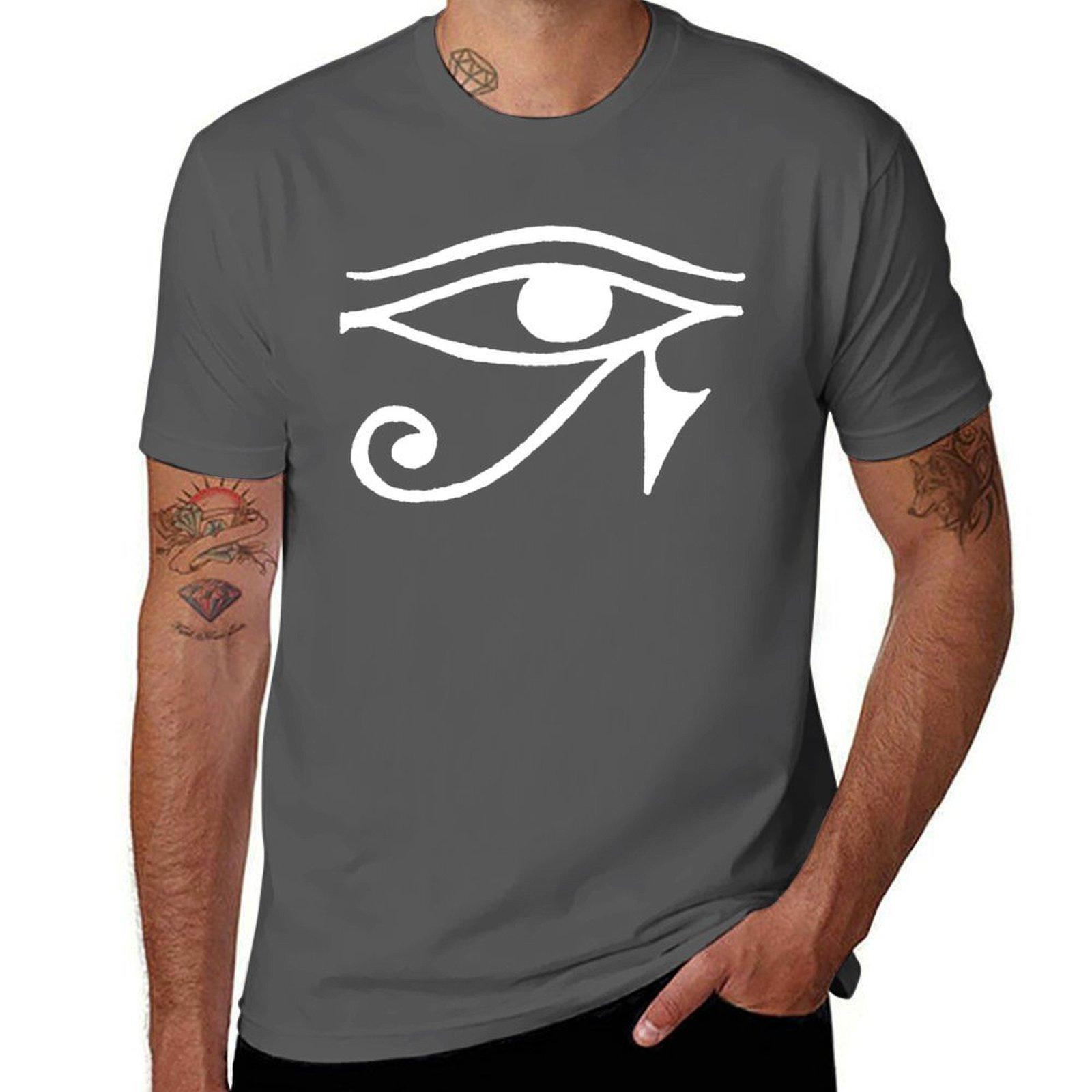 

Egyptian Eye of Horus T-Shirt anime t shirts for man man t shirt cotton high quality T-Shirt 4XL