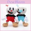 Set Adorabil de Jucării de Pluș Cuphead și Mugman de 10 Inch Prezentând Personajele Moi Mecup și Brocup