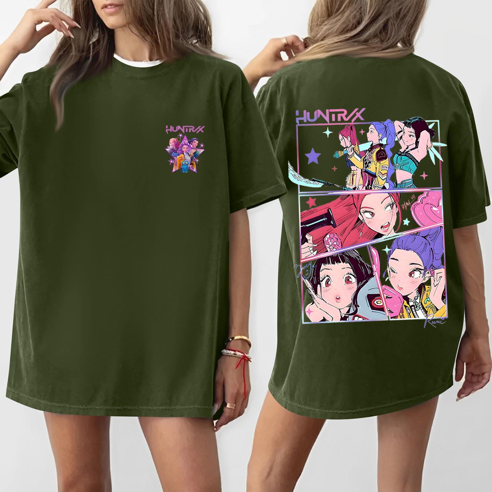 

Женская футболка с круглым вырезом и короткими рукавами с принтом XXXXL