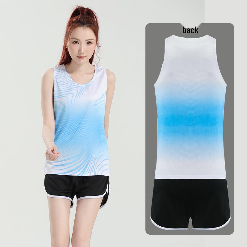 Men's Quick-Dry Track & Field Marathon Training Set: Running Vest & Shorts