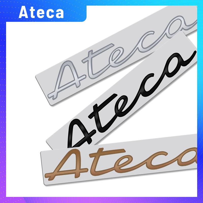hbzh3 1PCS Metal For Seat Ateca Logo Emblem Car Rear Trunk Sticker Body Sign Badge Letter Decoration Styling