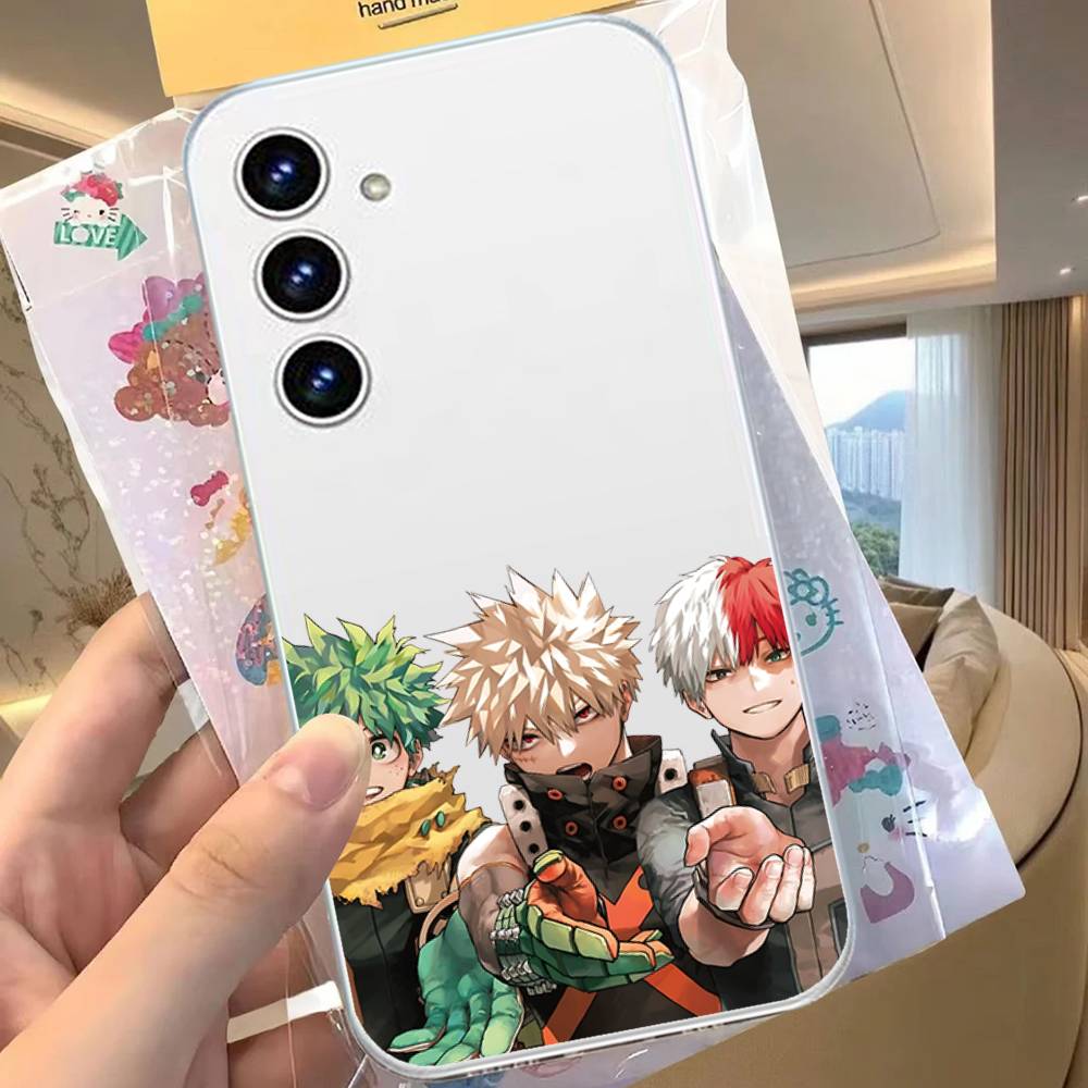 

Anime M-My Hero Academia-S HD Clear Transparent Phone Case For Samsung Galaxy A52,A12,A51,S24,S23,S22ULTRA,S21 Edge,S20LITE,Plus A52