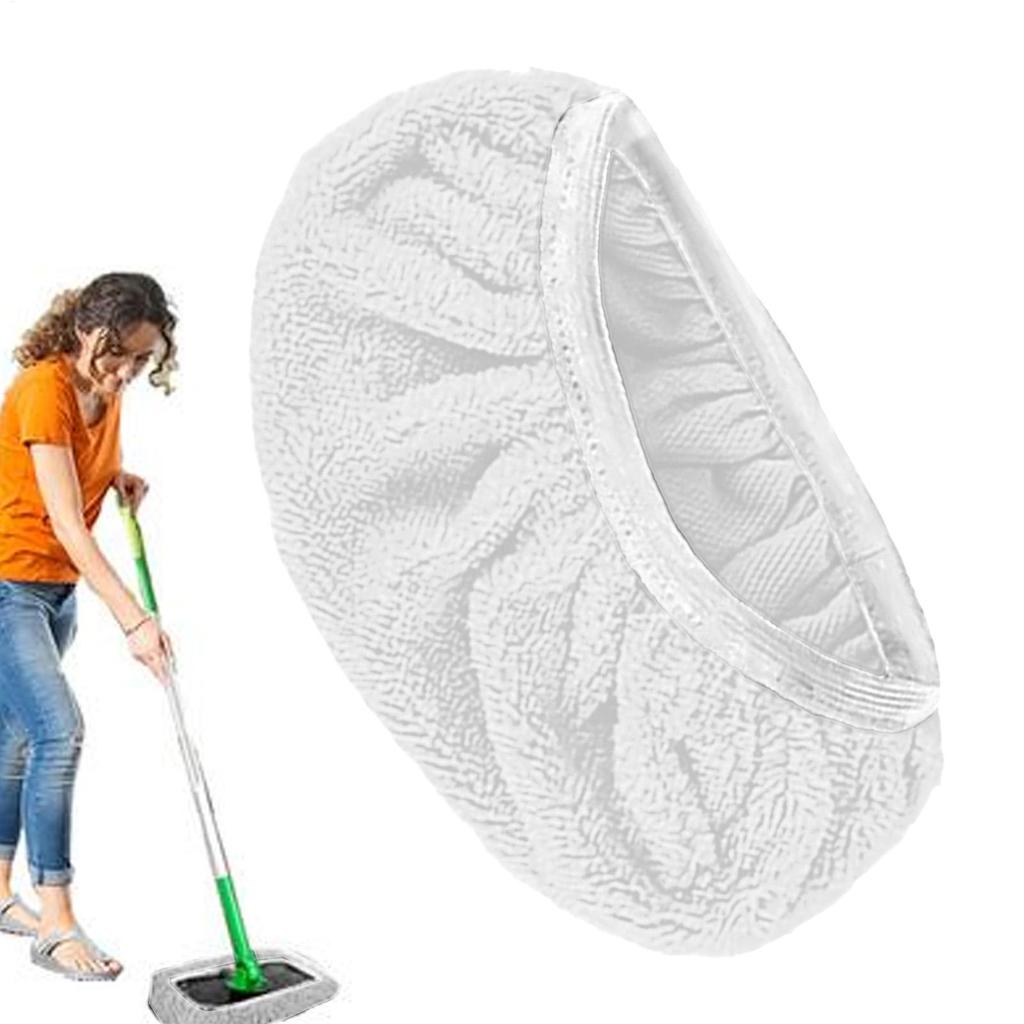 Reusable Mop Pads Floor Cleaning Mop Pads Refills Wet Flat Mop Cover Sweeping Mop Pads Covers for Home Apartment School Kitchen