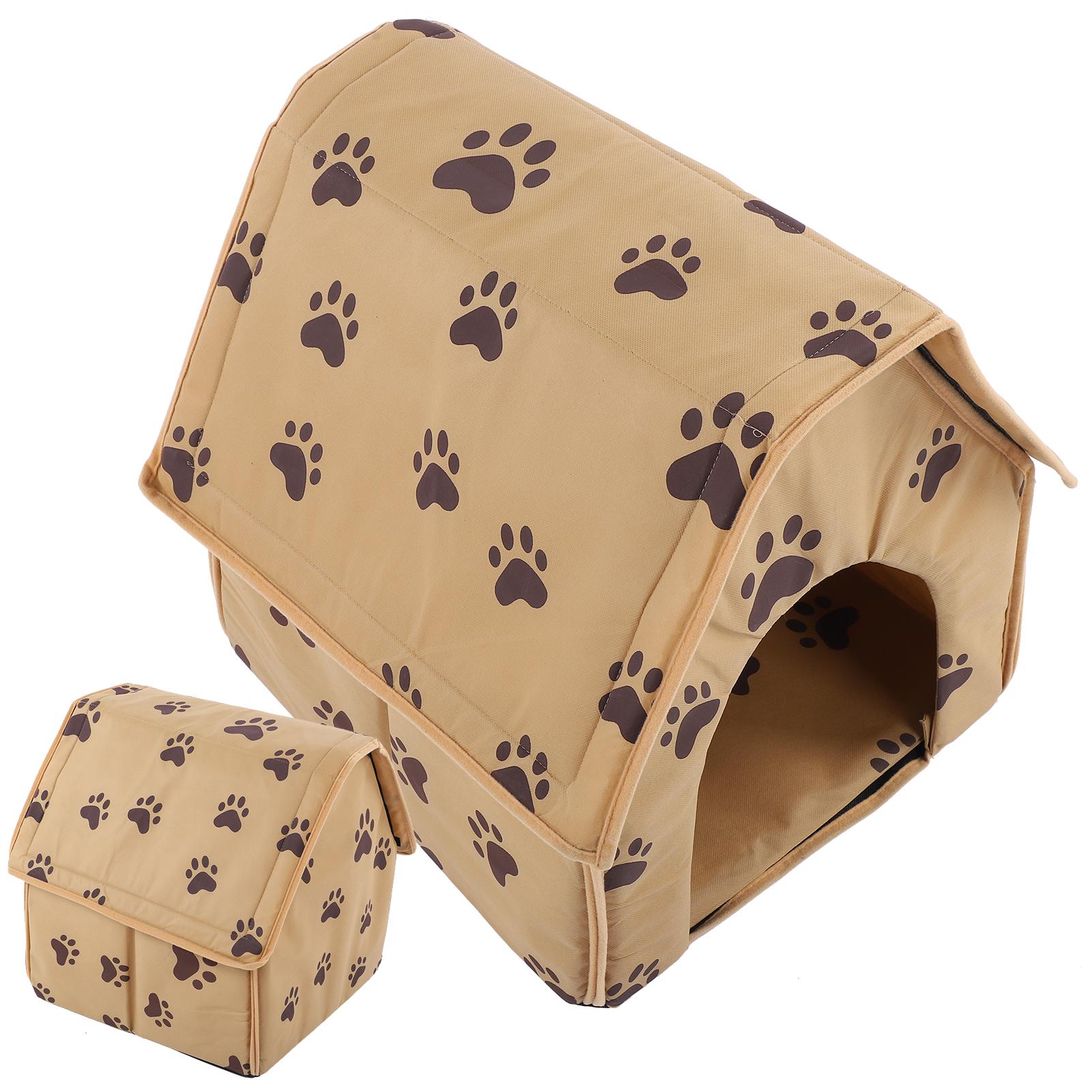 Pet House Foldable Bed Small Footprint Pet Bed Tent Puppy Cat Removable Washable House