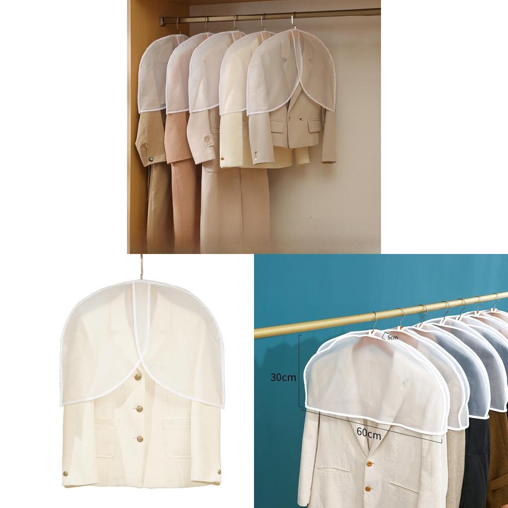 Peva Wardrobe Dust Cover For Clothes With Waterproof Protection For Home Storage